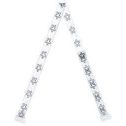 Бретели (пара) Gamma BR-1028 в пакете 10 мм 10 пар СК/Распродажа черный