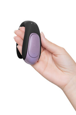 Многофункциональный стимулятор для пар Satisfyer Partner Double Fun, силикон, черный, 18 см