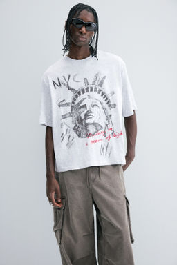 Camiseta Oversized Fit - H&m фото 6
