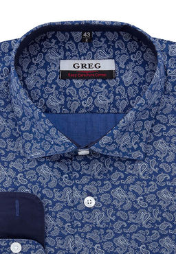 Сорочка мужская длинный рукав GREG 253/131/363/Z/1