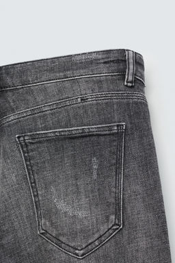 JEANS SKINNY FIT ROTOS / Gris - Zara фото 10