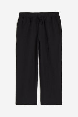 Pantalon sin cierre en mezcla de lino - H&m фото 8