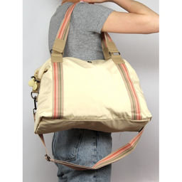 Сумка женская текстиль BoBo-6306, 1отдел, плечевой ремень, молочный 261578 фото 6