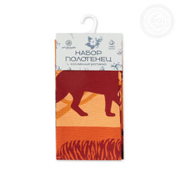 Набор полотенец из рогожки "Сафари" 45*60/3 шт. - 45*60 Полотенца из рогожки
