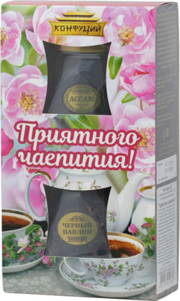 Конфуций. Набор Чайная пара. Красная дюжина 120 гр. карт.упаковка