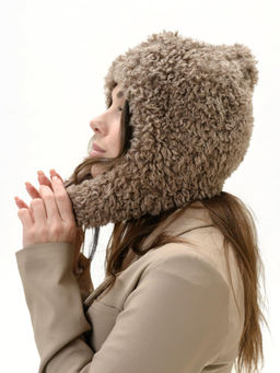 Ш26-4 Шлем луковка барашек бежевый