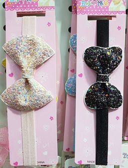 Патч с блестками 7*2,5 см Бантик (10 шт) SF-1872, шоколадный - No name фото 4