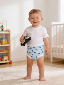 Трусы детские голубые мишки