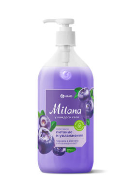 Крем-мыло жидкое увлажняющее Milana черника в йогурте (500 мл) - Grass фото 2