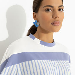 Свитшот комбинированный Всплеск эмоций (blue) - Charutti фото 3