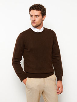 Bisiklet Yaka Erkek Triko Kazak