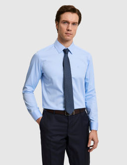 Mavi Slim Fit Klasik Yaka Basic G_mlek