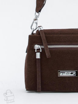 Сумка женская кожаная 1024CF coffee Polina&Eiterou