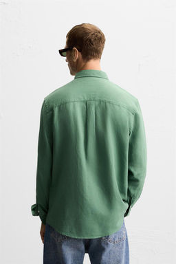 COTTON - LINEN SHIRT - Zara фото 36
