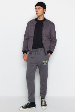TRENDYOL MAN Antrasit Regular/Normal Kesim Bask?l? Lastik Paca Esofman Alt? TMNAW22EA0528 - Trendyolmilla фото 2