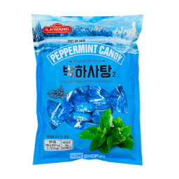 Леденцовая карамель со вкусом перечной мяты/Peppermint Candy Илкванг/Ilkwang, Корея, 280 г Акция