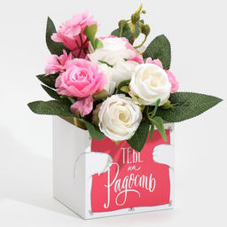 Коробки для мини букетов Тебе на радость, 12 20 10 см