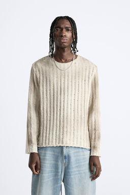 SPRAY PRINT SWEATER - Zara фото 2