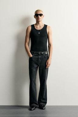JEANS FLARE FIT / Carb?n