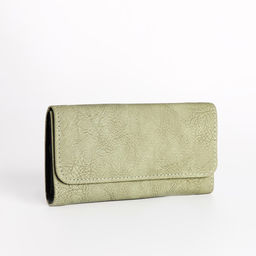 Кошелёк на кнопке, цвет зелёный