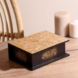 Шкатулка «Узор», 19×15×7 см, МДФ