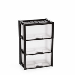 Комод "Колорит" 3-х секцион. (черный) М7924