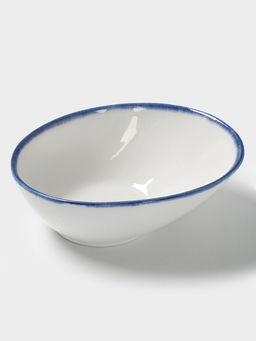 Салатник Magistro Blue Lagoon, 550 мл, 18.1×14.2 см, фарфор, белый