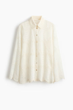 Camisa con bordado ingl?s