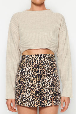 Siyah Super Crop Basic Triko Kazak TWOAW23KZ01068 - Trendyolmilla фото 23