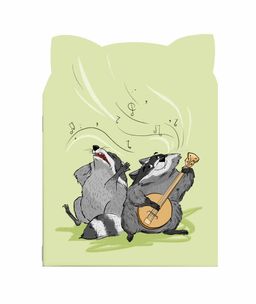 Блокнот 32л арт. 63029/МУЗЫКАНТ /120х170 мм, фигурная вырубка, мягкий переплёт (2 скобы). вн.бло
