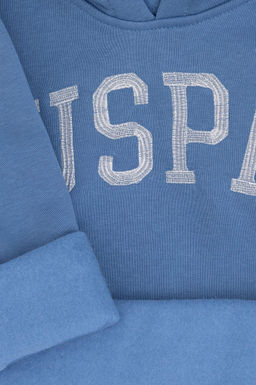 Темно-синий базовый свитшот для девочек - U.s. polo assn фото 6