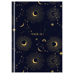 Бизнес-блокнот А5 64л. "Magic" ("BG", ББ5т64_лм_тф 09871) матовая ламинация, тиснение фольгой