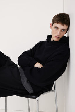 Sudadera lavada con capucha Loose Fit - H&m фото 4