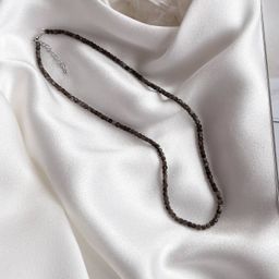 Колье из серебристого Обсидиана 38 см +