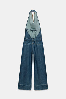 MONO Z1975 HALTER DENIM CINTUR?N / Azul - Zara фото 4
