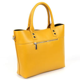 Женская сумка шоппер из эко кожи 75326-836 Елоу