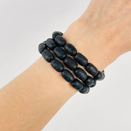 Бусины для украшений из Лавы 38 см