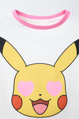 6-14 YEARS/ PIKACHU POKEMON T-SHIRT AND BERMUDA PYJAMAS - Zara фото 6