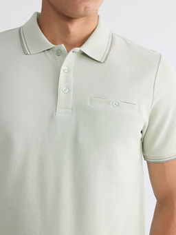 Polo Yaka Str?kt?rl? Erkek Ti??rt