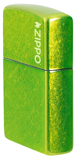 Зажигалка ZIPPO Логотип с кислотным зеленым покрытием | Lurid 24513ZL  фото 7