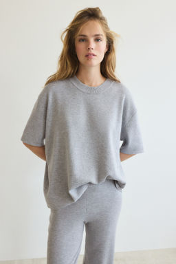 Camiseta en punto fino - H&m фото 4