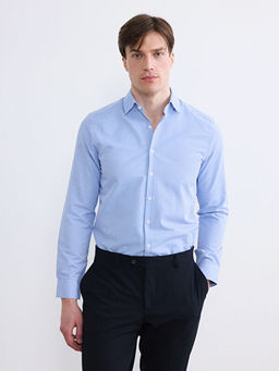 Slim Fit Ekose Erkek G?mlek