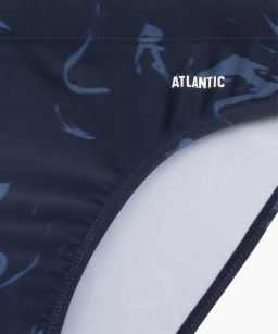 ATLANTIC KMT-339 Плавки спорт Print темно-синий + голубой  фото 4