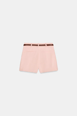DARTED BERMUDA SHORTS WITH BELT - Zara фото 42