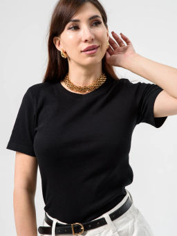 Футболка Хлопок 95% лайкра 5% рубчик  Кашкорсе - Оптима фото 8