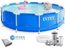 -22% Бассейн Metal Frame 366х76см + фильтр-насос 2,0 м3/ч, INTEX  фото 2