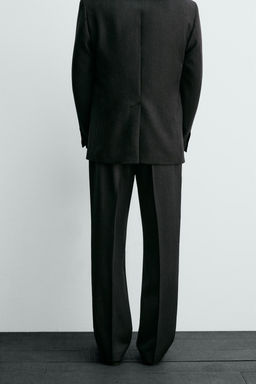 100% WOOL TWILL SUIT TROUSERS AARON LEVINE X ZARA фото 12