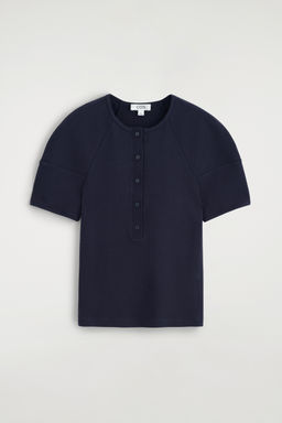 CAMISETA HENLEY DE CANAL? CON CUELLO REDONDO - H&m фото 2