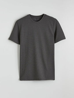 Bisiklet Yaka Penye Erkek Ti??rt