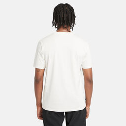 Мужская футболка Timberland T-Shirt Kennebec River Camo Tree Logo Regular белая  фото 4